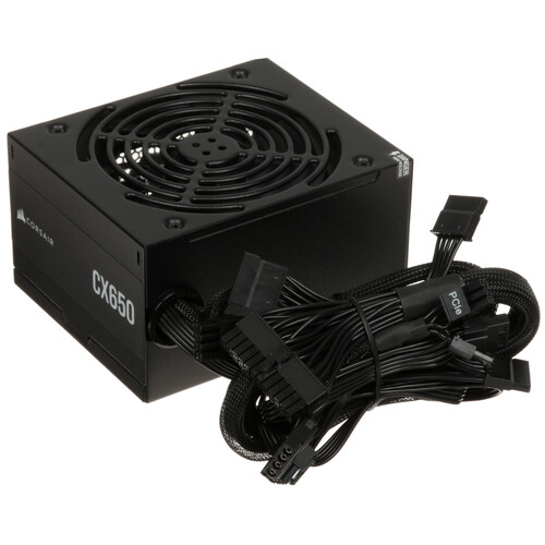 Купить Блок питания Corsair CX650 [CP-9020278-UK] черный в интернет-магазине DNS. Характеристики, цена Corsair CX650 | 5626874.