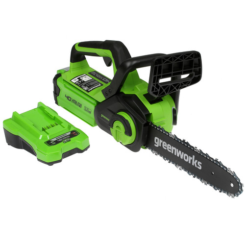 Купить Аккумуляторная цепная пила GreenWorks G40CS30IIK2  шина - 30 см (12") в интернет-магазине DNS. Характеристики, цена GreenWorks G40CS30IIK2 | 5081486.
