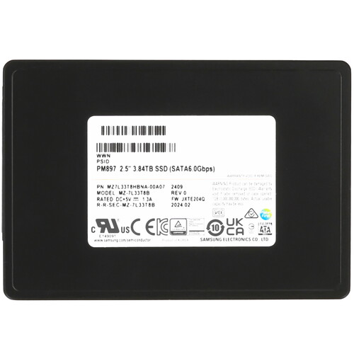 Купить 3840 ГБ Серверный SSD Samsung PM897 [MZ7L33T8HBNA-00A07] в интернет-магазине DNS. Характеристики, цена Samsung PM897 | 5605533.