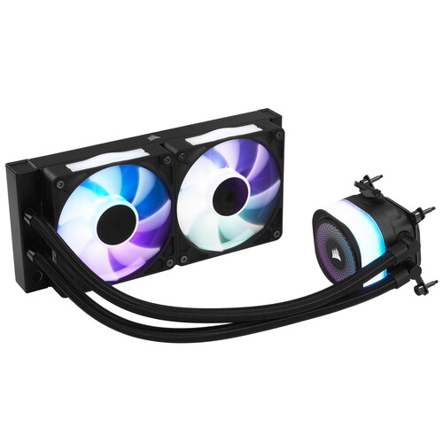 Купить Система охлаждения Corsair iCUE LINK TITAN 240 RX RGB черная в интернет-магазине DNS. Характеристики, цена Corsair iCUE LINK TITAN 240 RX RGB | 9269904.