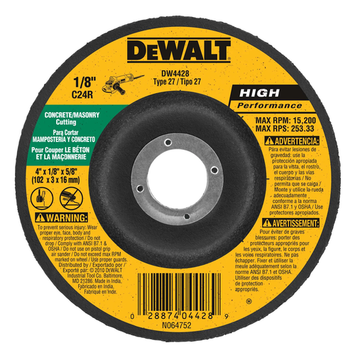 Купить Диск отрезной DeWalt DW4428 в интернет-магазине DNS. Характеристики, цена DeWalt DW4428 | 5939712.