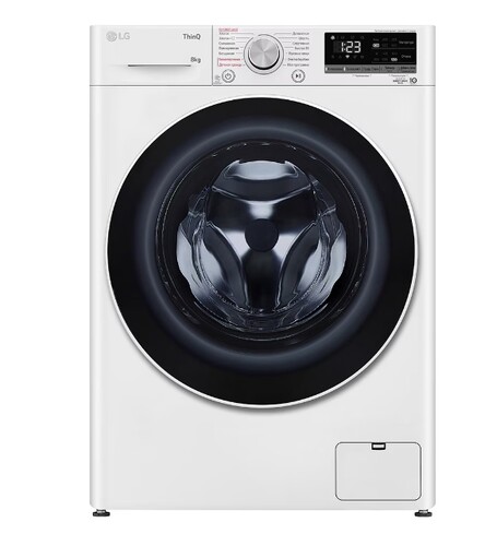Купить Стиральная машина LG F2V5PS0W белый в интернет-магазине DNS. Характеристики, цена LG F2V5PS0W | 5494365.