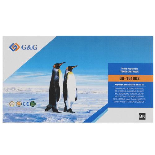 Купить Картридж лазерный G&G GG-1610D2 черный в интернет-магазине DNS. Характеристики, цена G&G GG-1610D2 | 9926148.