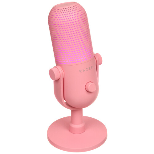 Купить Микрофон Razer Seiren V3 Chroma розовый в интернет-магазине DNS. Характеристики, цена Razer Seiren V3 Chroma | 5478600.