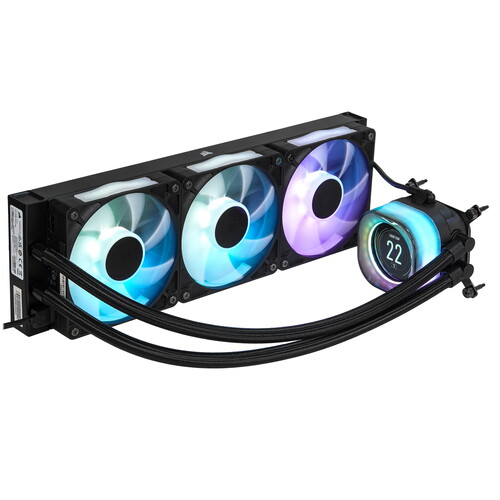 Купить Система охлаждения Corsair iCUE LINK TITAN 360 RX LCD черная в интернет-магазине DNS. Характеристики, цена Corsair iCUE LINK TITAN 360 RX LCD | 9269906.