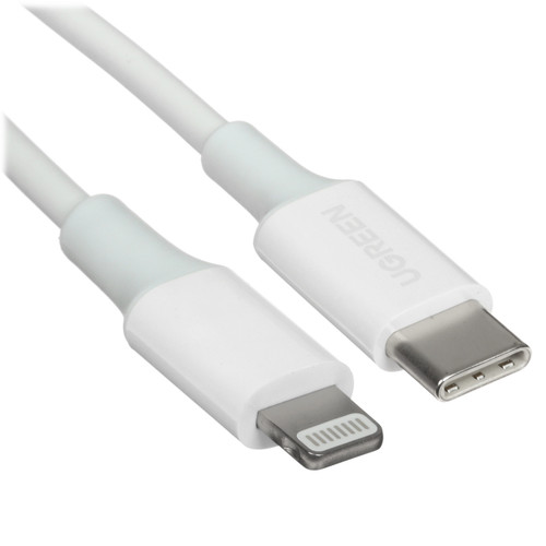 Купить Кабель Ugreen Lightning 8-pin - USB Type-C белый в интернет-магазине DNS. Характеристики, цена Ugreen US171 | 9983431.