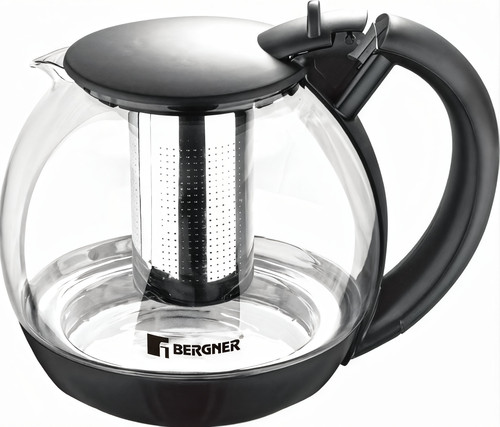 Купить Чайник заварочный Bergner BG-38348-BK черный в интернет-магазине DNS. Характеристики, цена Bergner BG-38348-BK | 9254953.