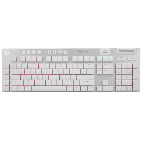 Купить Клавиатура  проводная + беспроводная Logitech G915 X LIGHTSPEED цвет белый в интернет-магазине DNS. Характеристики, цена Logitech G915 X LIGHTSPEED | 9324166.