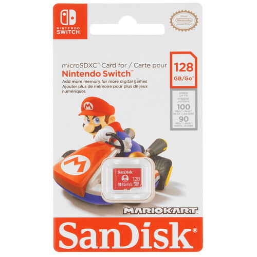 Купить Карта памяти SanDisk for Nintendo Switch microSDXC 128 ГБ [SDSQXAO-128G-GN3ZN] в интернет-магазине DNS. Характеристики, цена  | 5470850.