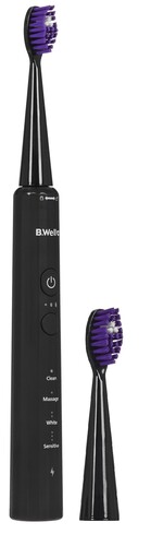 Купить Электрическая зубная щетка B.Well MED-870 черный в интернет-магазине DNS. Характеристики, цена B.Well MED-870 | 9053769.