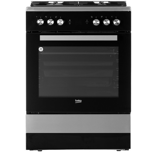 Купить Комбинированная плита Beko FSM62530DXMS черный в интернет-магазине DNS. Характеристики, цена Beko FSM62530DXMS | 8135138.