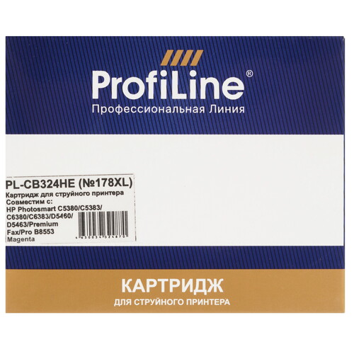 Купить Картридж ProfiLine PL-CB324HE (№178XL) пурпурный в интернет-магазине DNS. Характеристики, цена ProfiLine PL-CB324HE (№178XL) | 9128941.