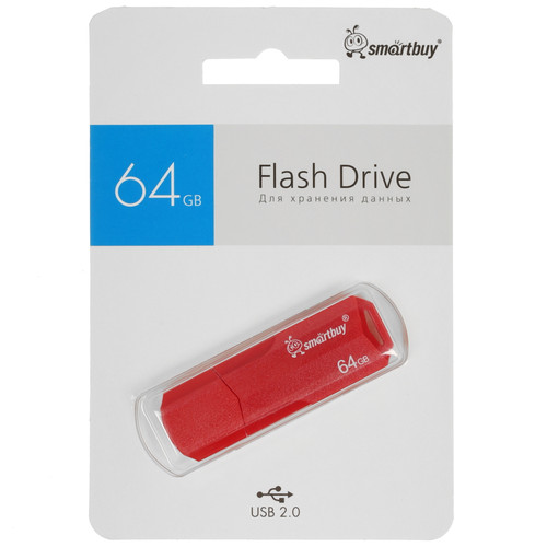 Купить Память USB Flash 64 ГБ Smartbuy Clue [SB64GBCLU-R] в интернет-магазине DNS. Характеристики, цена Smartbuy Clue | 9055367.