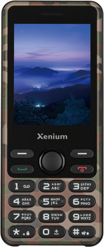 Купить Сотовый телефон Xenium X528 камуфляжный в интернет-магазине DNS. Характеристики, цена Xenium X528 | 9167339.