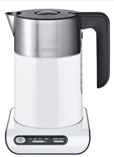 Купить Электрочайник Bosch TWK 8611P белый в интернет-магазине DNS. Характеристики, цена Bosch TWK 8611P | 0140769.