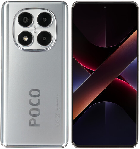 Купить 6.67" Смартфон POCO X7 256 ГБ серебристый в интернет-магазине DNS. Характеристики, цена POCO X7 | 5606817.