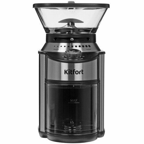 Купить Кофемолка электрическая Kitfort KT-770 серебристый в интернет-магазине DNS. Характеристики, цена Kitfort KT-770 | 5344090.