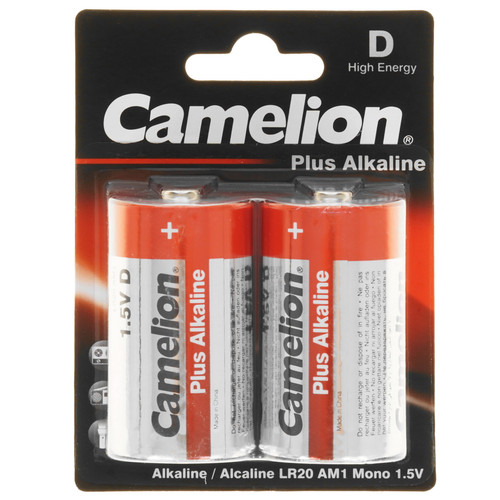 Купить Батарейка Camelion LR20-BP2 D (LR20/R20/ER34615) в интернет-магазине DNS. Характеристики, цена Camelion LR20-BP2 | 9105747.