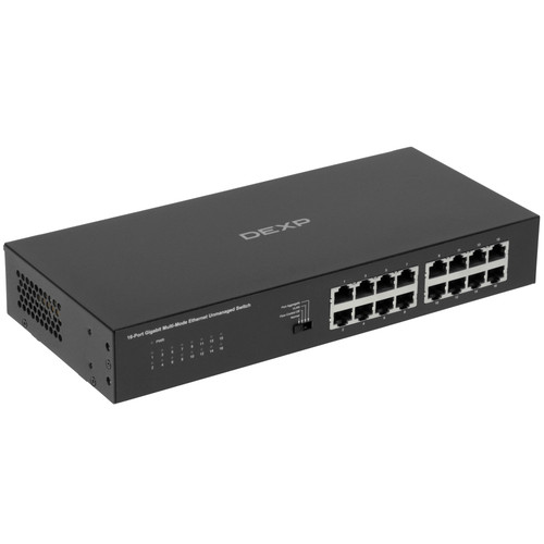 Купить Коммутатор DEXP G16v2 в интернет-магазине DNS. Характеристики, цена DEXP G16v2 | 9278784.