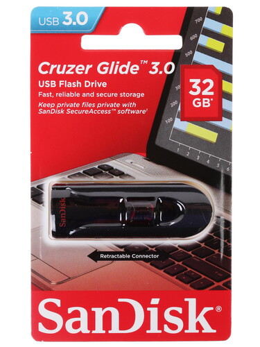 Купить Память USB Flash 32 ГБ SanDisk Cruzer Glide [SDCZ600-032G-G35] в интернет-магазине DNS. Характеристики, цена SanDisk Cruzer Glide | 1030120.