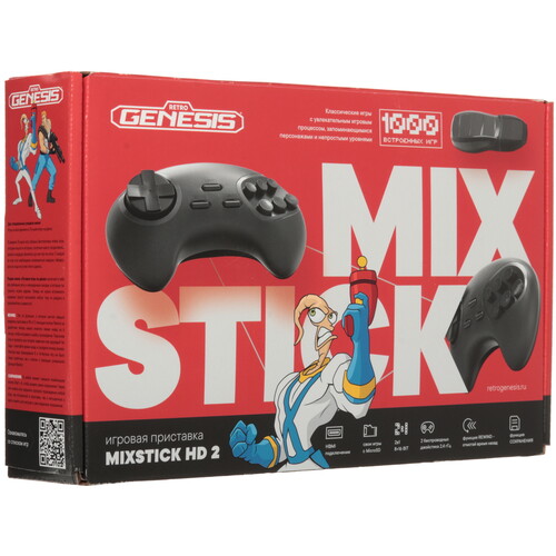 Купить Ретро-консоль Retro Genesis MixStick HD 2 + 1000 игр в интернет-магазине DNS. Характеристики, цена Retro Genesis MixStick HD 2 | 5616784.