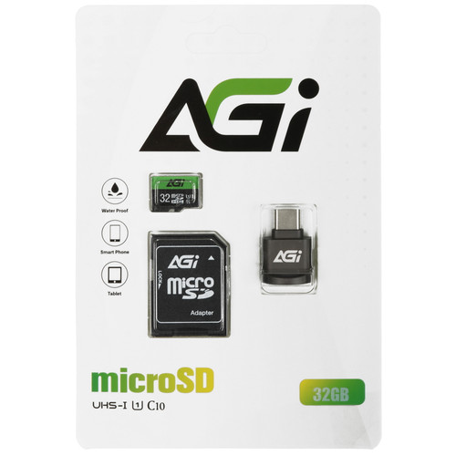Купить Карта памяти AGI TF138 microSDHC 32 ГБ [AGI032G2ETF138] в интернет-магазине DNS. Характеристики, цена  | 5471004.
