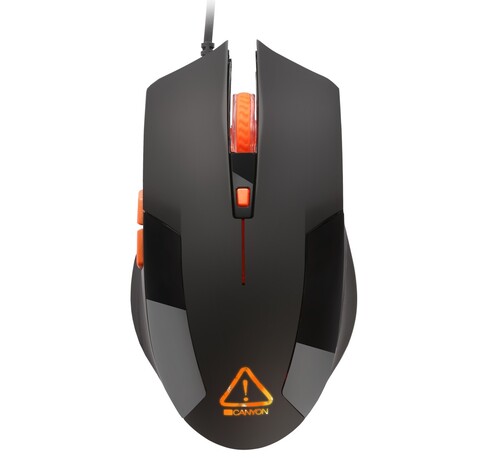 Купить Мышь проводная Canyon CND-SGM2, 2400dpi, Black, USB в интернет ...