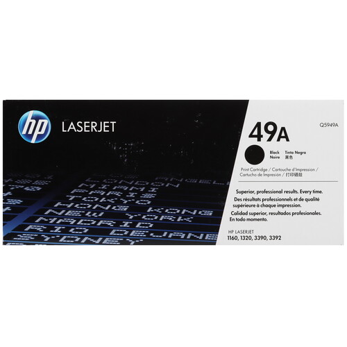 Купить Картридж лазерный HP 49A (Q5949A) черный в интернет-магазине DNS. Характеристики, цена HP 49A (Q5949A) | 5611627.