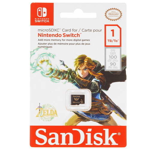 Купить Карта памяти SanDisk for Nintendo Switch microSDXC 1024 ГБ [SDSQXAO-1T00-GN6ZN] в интернет-магазине DNS. Характеристики, цена  | 5470852.