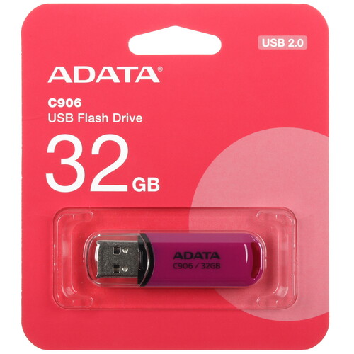 Купить Память USB Flash 32 ГБ ADATA C906 [AC906-32G-RPP] в интернет-магазине DNS. Характеристики, цена ADATA C906 | 5450107.