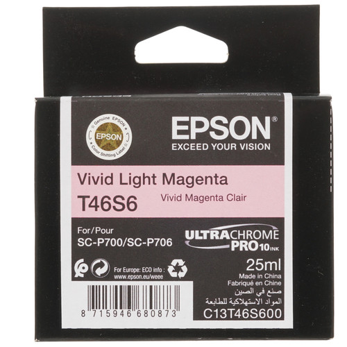 Купить Картридж Epson T46S светло-пурпурный в интернет-магазине DNS. Характеристики, цена Epson T46S | 4820667.