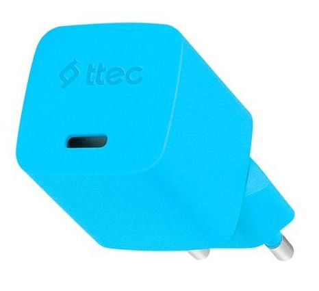 Купить Сетевое зарядное устройство TTEC SmartCharger GAN синий в интернет-магазине DNS. Характеристики, цена TTEC SmartCharger GAN | 9366434.