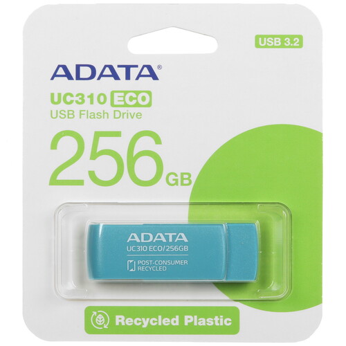 Купить Память USB Flash 256 ГБ AData UC310 ECO [UC310E-256G-RGN] в интернет-магазине DNS. Характеристики, цена AData UC310 ECO | 5450332.
