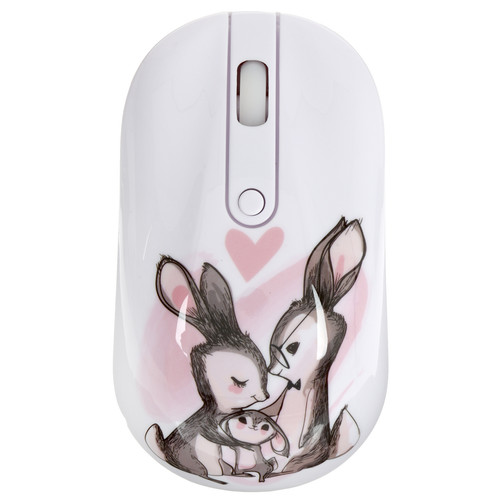 Купить Мышь беспроводная DEXP WM-311WU Rabbits  белый в интернет-магазине DNS. Характеристики, цена DEXP WM-311WU Rabbits | 1214312.