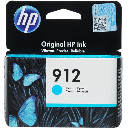 Купить Картридж HP 912 (3YL77AE) голубой в интернет-магазине DNS. Характеристики, цена HP 912 (3YL77AE) | 1377793.