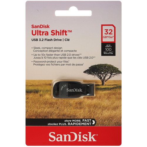 Купить Память USB Flash 32 ГБ SanDisk Ultra Shift [SDCZ410A-032G-F46] в интернет-магазине DNS. Характеристики, цена SanDisk Ultra Shift | 5663841.