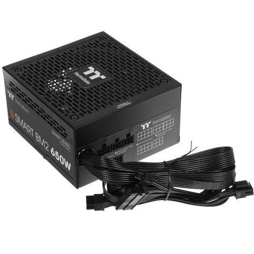 Купить Блок питания Thermaltake Smart BM2 650W - TT Premium Edition [PS-SPD-0650MNFABE-1] черный в интернет-магазине DNS. Характеристики, цена Thermaltake Smart BM2 650W - TT Premium Edition | 1674179.