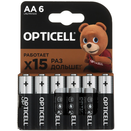 Купить Батарейка Opticell Basic AA (LR6/ER14505/FR6/R6P) в интернет-магазине DNS. Характеристики, цена Opticell Basic | 5447126.