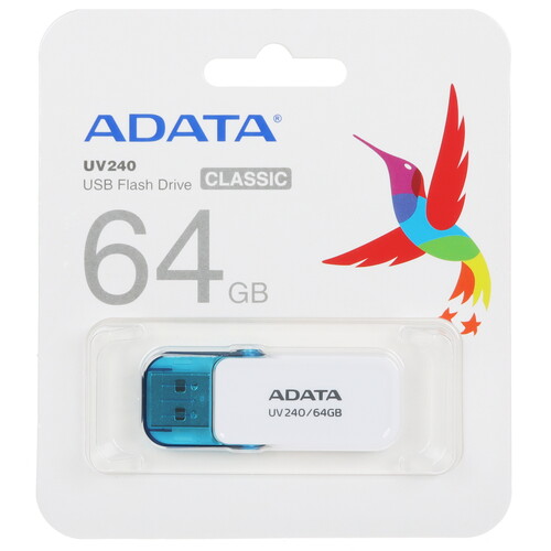 Купить Память USB Flash 64 ГБ ADATA UV240 [AUV240-64G-RWH] в интернет-магазине DNS. Характеристики, цена ADATA UV240 | 5450145.