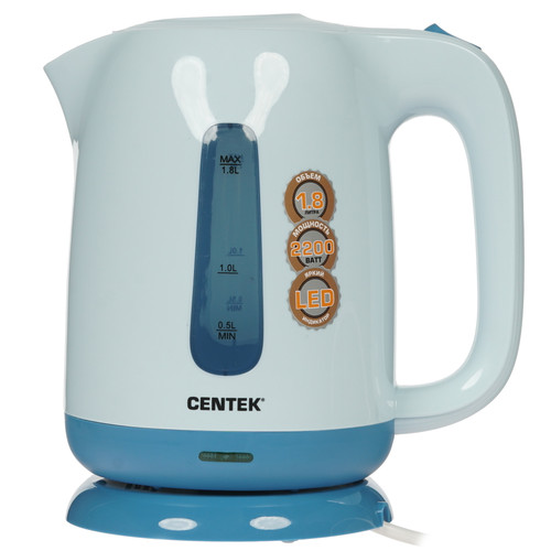 Купить Электрочайник Centek CT-0044 голубой в интернет-магазине DNS. Характеристики, цена Centek CT-0044 | 1113433.