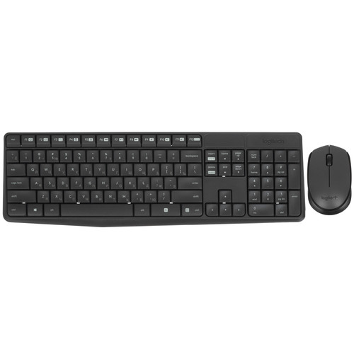 Купить Клавиатура+мышь беспроводная   Logitech MK235 серый в интернет-магазине DNS. Характеристики, цена Logitech MK235 | 5464668.