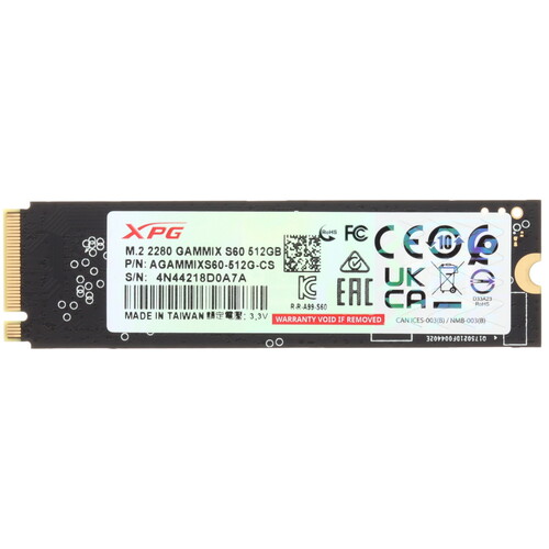 Купить 512 ГБ M.2 NVMe накопитель ADATA XPG GAMMIX S60 [AGAMMIXS60-512G-CS] в интернет-магазине DNS. Характеристики, цена ADATA XPG GAMMIX S60 | 5449404.