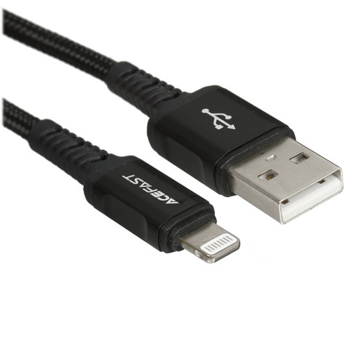 Купить Кабель ACEFAST Lightning 8-pin - USB Type-A черный 1.8 м в интернет-магазине DNS. Характеристики, цена ACEFAST C4-02 | 9983374.
