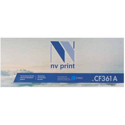 Купить Картридж лазерный NV Print CF361A голубой, с чипом в интернет-магазине DNS. Характеристики, цена NV Print CF361A | 7975865.