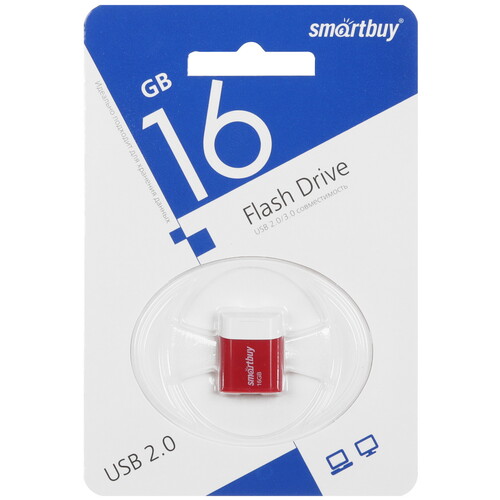Купить Память USB Flash 16 ГБ Smartbuy LARA [SB16GBLARA-R] в интернет-магазине DNS. Характеристики, цена Smartbuy LARA | 5453697.