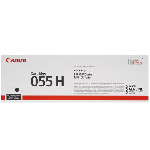 Купить Тонер-картридж лазерный Canon 055H черный в интернет-магазине DNS. Характеристики, цена Canon 055H | 5319746.