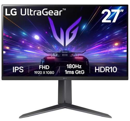 Купить 27" Монитор LG UltraGear 27GS65F-B черный в интернет-магазине DNS. Характеристики, цена LG UltraGear 27GS65F-B | 5463072.