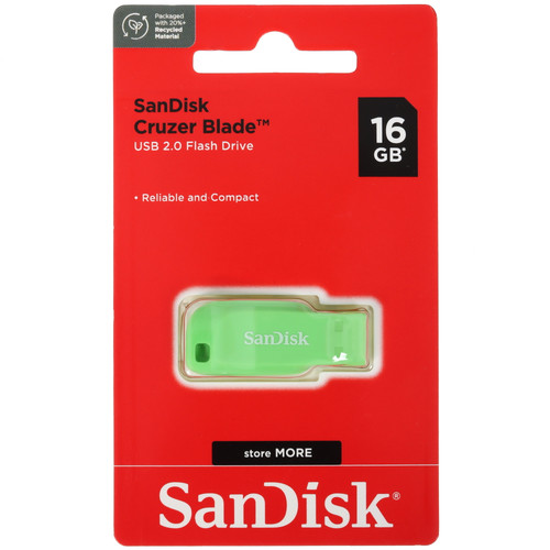 Купить Память USB Flash 16 ГБ SanDisk Cruzer Blade [SDCZ50C-016G-B35GE] в интернет-магазине DNS. Характеристики, цена SanDisk Cruzer Blade | 8129184.