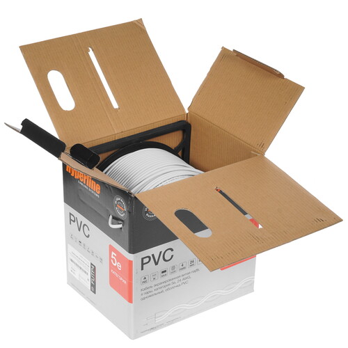 Купить Витая пара Hyperline FUTP4-C5E-S24-IN-PVC-GY-305 в интернет-магазине DNS. Характеристики, цена Hyperline FUTP4-C5E-S24-IN-PVC-GY-305 | 4742847.