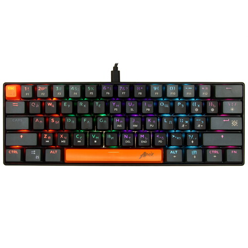 Купить Клавиатура  проводная Defender Apex GK-002 в интернет-магазине DNS. Характеристики, цена Defender Apex GK-002 | 5478224.